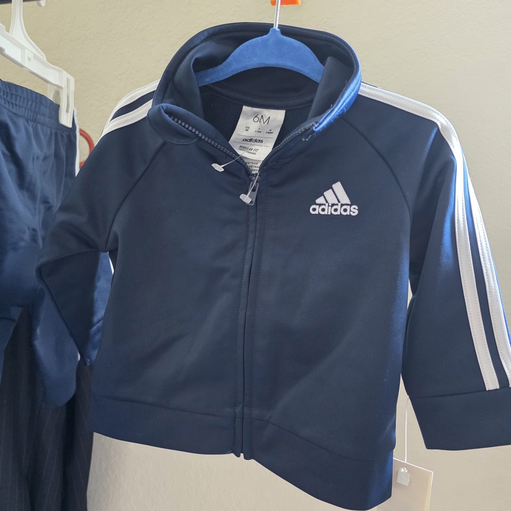 Adidas Baby Boys 2-Piece Tricot Jogger Set - Picture 3 of 7